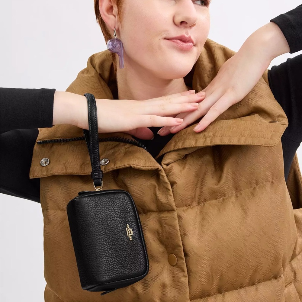 Coach Pouch Wristlet - Picture 5 of 11